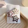 3pc/set Square Y2k Barrettes Metal Star Love BB Clip Cute   Children
