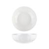 ZISIZ 9-inch Embossed Lotus Soup Bowl