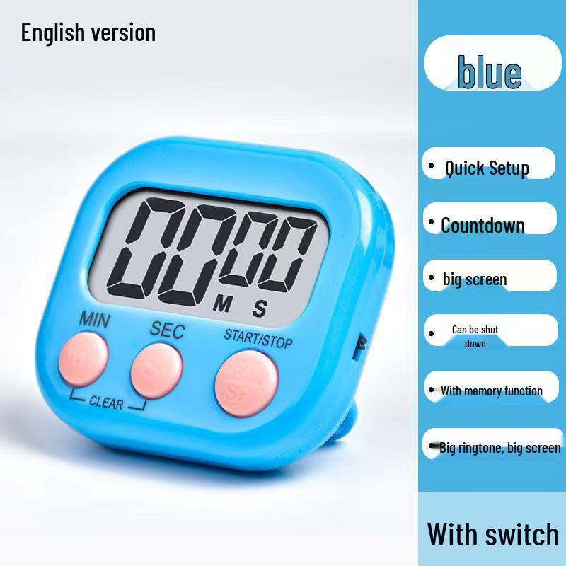 Dětský kuchyňský časovač a budík pro pečení a studium