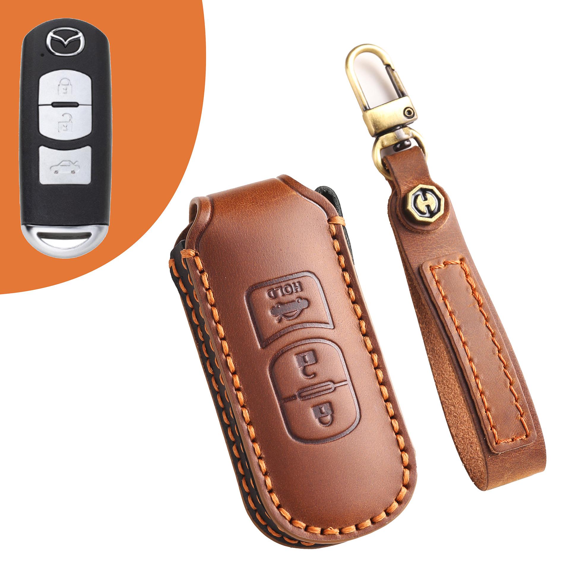 

Подходит для 18/19 Mazda Onxella чехол для ключа CX-5-4 Artez чехол для ключа автомобиля кожа