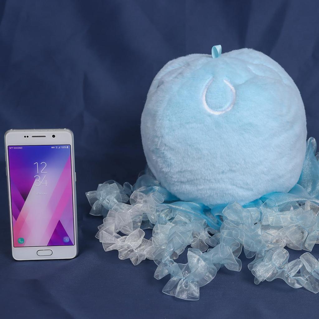 Takeoff Plush Toy Sweet Jelly M Blue (Jellyfish)