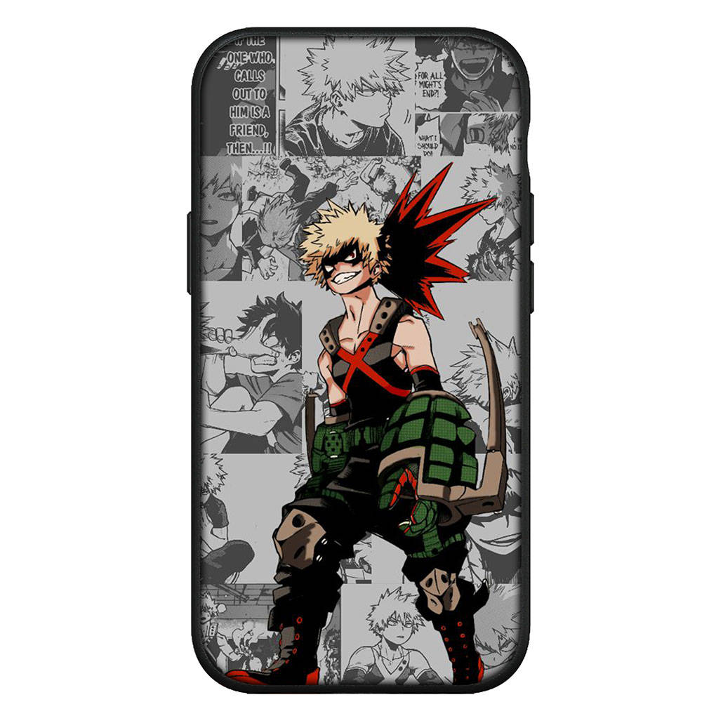 

для iPhone 16 15 Xiaomi Redmi Note 13 12 11 Pro Max X 9 14 Plus XR Samsung Galaxy A15 S24 S23 Huawei OPPO Чехол My Hero Academia Anime Midoriya Izuku for iPhone 11 ceil