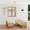 Day and Night - Day and Night Garden Furniture 8 Pieces with Cushions Made of Solid Pine Wood