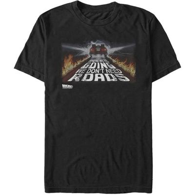 Back To The Future Men's Big & Tall We Don't Need Roads
