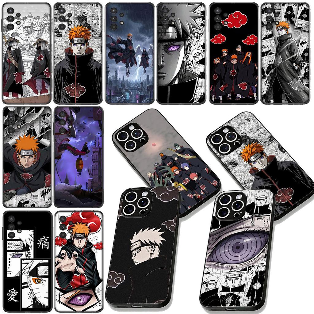 Wallpaper Akatsuki Pain Narutos Phone Cover for Samsung Galaxy A06 A05 A14 A50 A51 A52 A12 A13 A23 A70 A07 A25 A26 A72 A56 Case