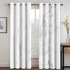 Modern Abstract Gilter Marble Texture Thick Blackout Curtains for Living Room Bedroom Various Color Patterns High Shading Drapes