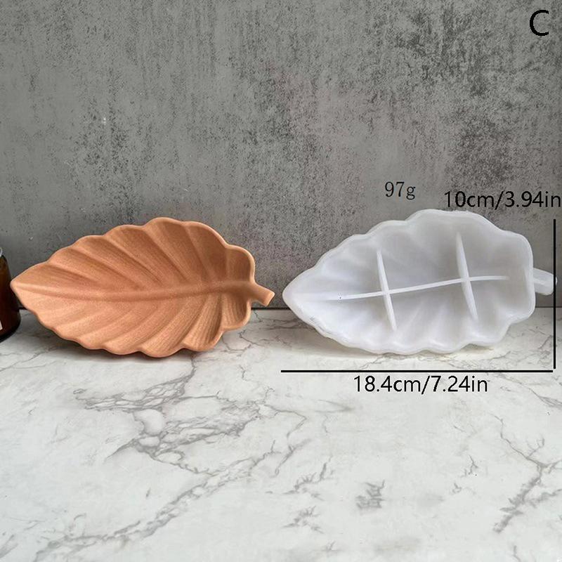 1Pc Ginkgo Leaf Leaves Maple Leaf Silicone Molds Handmade Leaf Tray Mould