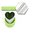 Vegetable Fruit Cutter Set Stainless Steel Mini Pie Cookie Cutters with Anti-Slip Handles for Kids Baking, 3 Colors