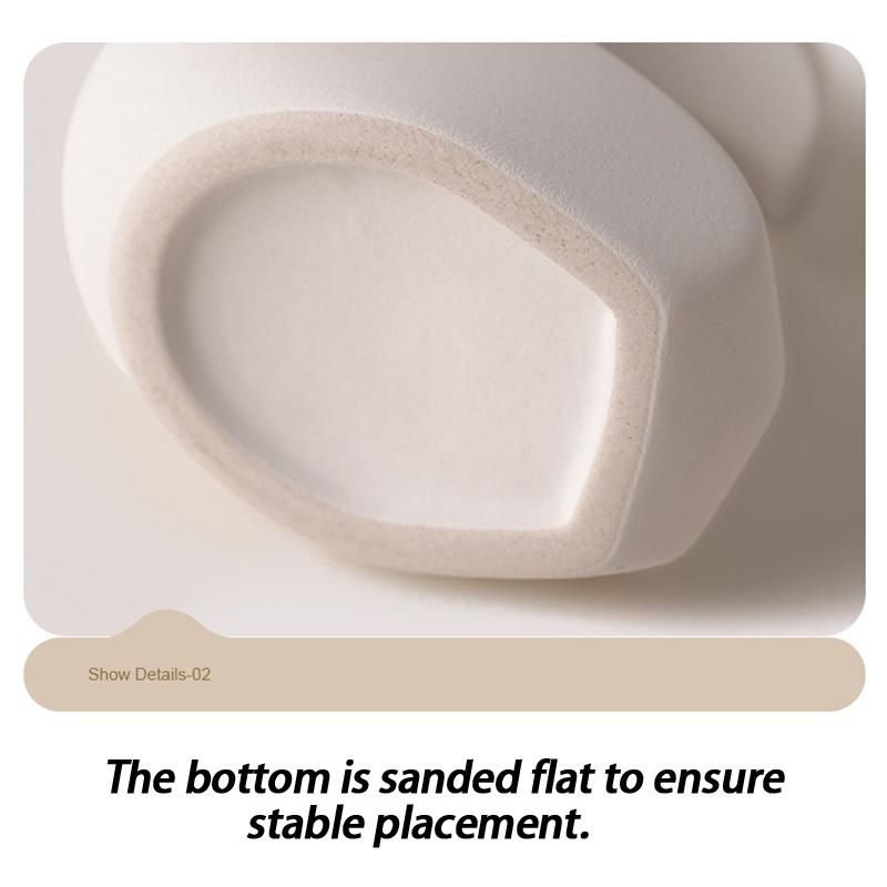 אגרטל פרחים לא סדיר רטרו יצירתי חיקוי קרמיקה פלסטיק אגרטל פרחים קישוט למשרד בסלון