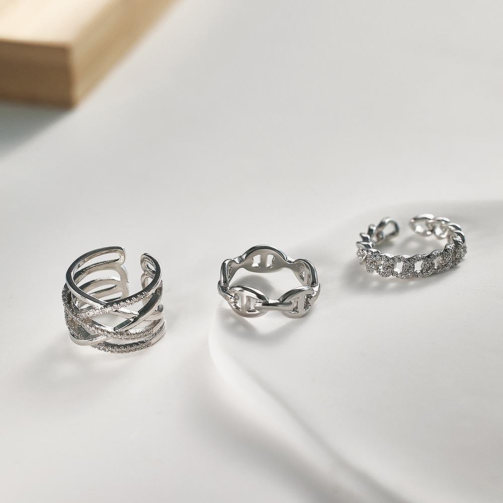 Fashionable and Versatile Geometric Rings, High-end Light Luxury Style Rings for Women