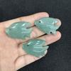 Rose Quartz Fish-Shaped Crystal Agate Pendant Necklace - Natural Stone DIY Jewelry Gift