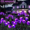 6PCS Decorative Halloween LED Eyeball Lights Plug-in Light Outdoor Scary Decoration Lights  Ground
