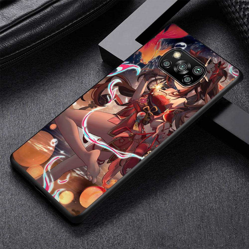 Star Rail Aventurine Sparkle Case for Xiaomi Poco M5s X3 NFC F3 X5 M4 M3 Pro Black Silicone Soft Phone Cover Coque