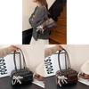 Pu Ladies Shoulder Bag With Pearl Bow Knot For Daily Use