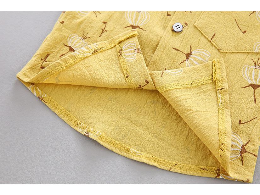 Toddler Summer Cartoon Short-Sleeve Shirt & Shorts Set