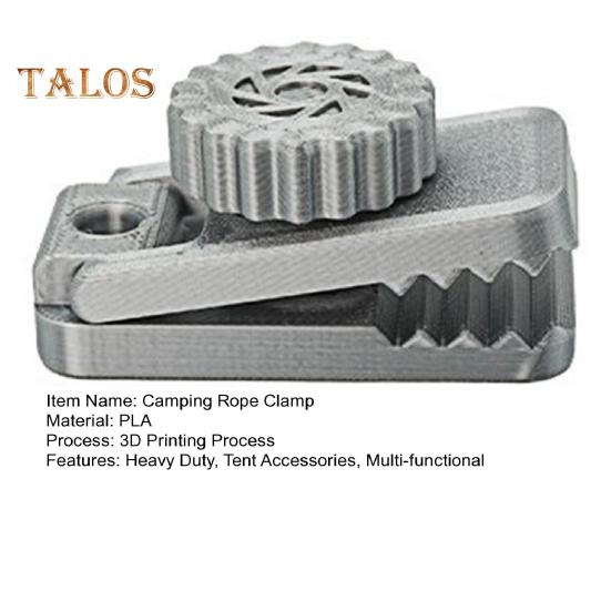 1/2/3/4Pcs Camping Rope Clamp Tarp Clip Heavy Duty Lock Grip Camping Tent Fastener Holder Canopy Awning Shade Cover Clamp