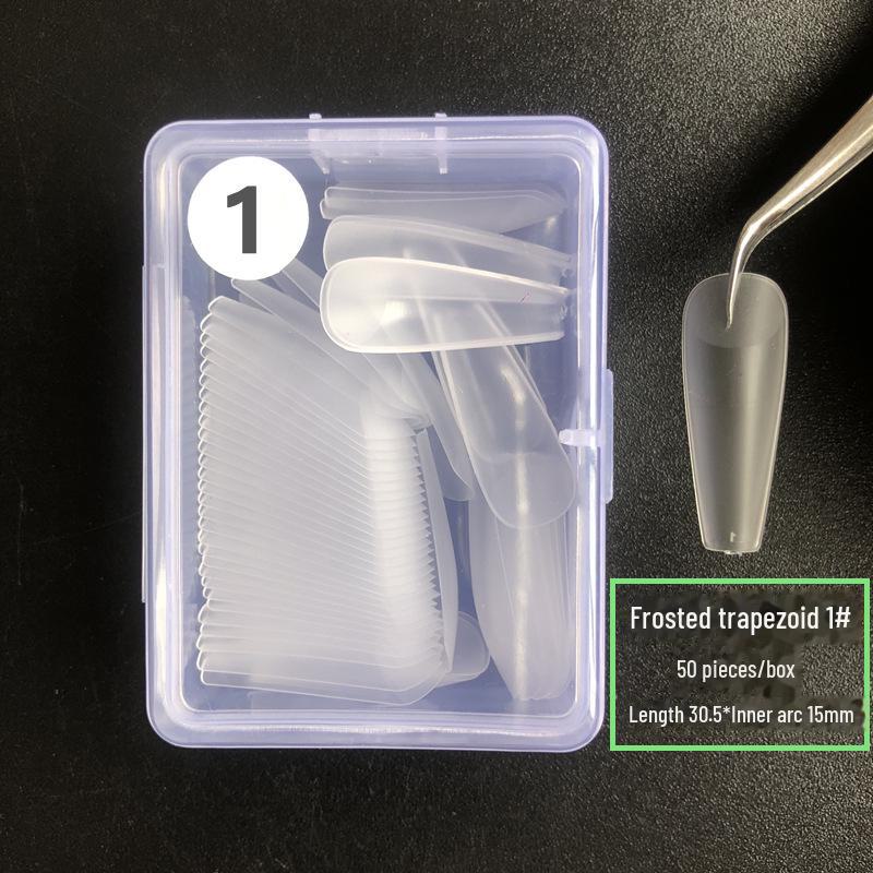 

Матовые ультратонкие накладные ногти без следов с дополнительными сменными накладками, двойного назначения, полировка не требуется