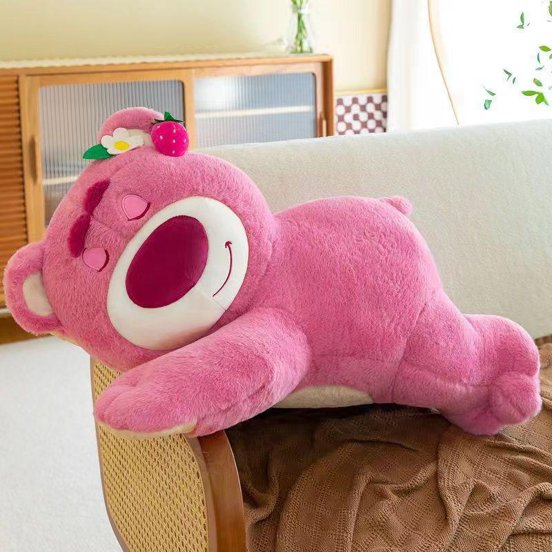 

Lots-o -Huggin Bear plush toys Cute Toy Story plushie Strawberry Aroma Soft Doll Lotso Stuffed Pillow Birthday Gift for Kids 22cm белый