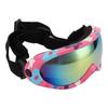 Dog Sunglasses Dog Goggles Pet Glasses UV Protection Winproof for Dogs Eyes Protection Red Lens Pink Blue Frame