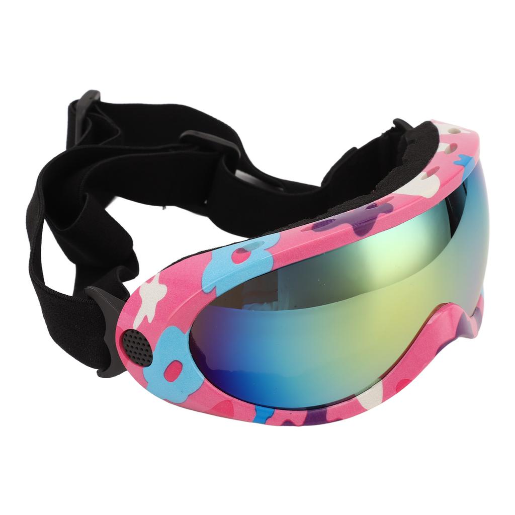 Dog Sunglasses Dog Goggles Pet Glasses UV Protection Winproof for Dogs Eyes Protection Red Lens Pink Blue Frame