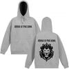 Jesus Ist Der König Doppelseitiger Druck Grafik Hoodies Lang