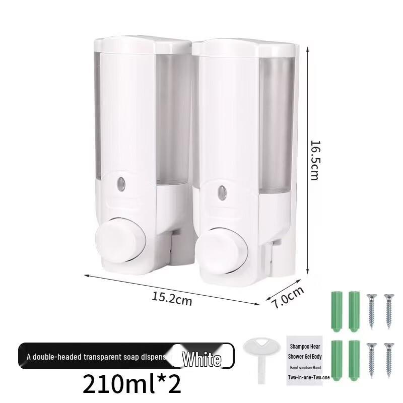 OIMG Wall-Mounted Manual Soap Dispenser