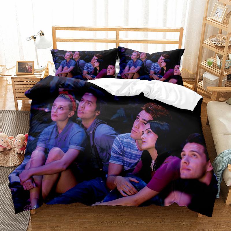 Riverdale Printed Bedding Set 3d Bedding Set Printed Duvet Cover Sets with Pillowcases Digital Printing Comforter Cover Sets