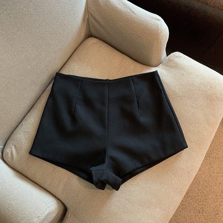 

Spicy Girl Women s High Waist Slimming Wide Leg Suit Shorts - Summer 2026 Collection Small чёрный