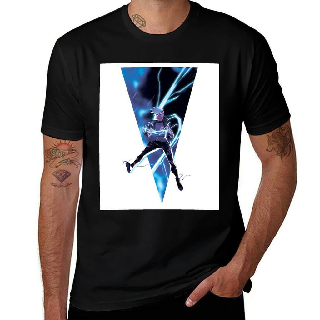 Punk Storm Tshirt Work Short Sleeve Cotton Top