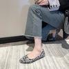2024 Brand Women's Shoes Slip-on Women's Flats Fashion Printing Casual Flat Shoes Hot Sale  Round Toe Flat Low Heels