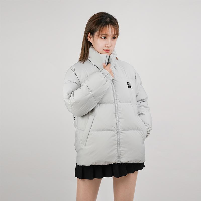 New MLB New York Yankees Down Jackets Unisex Heather Gray 31DJ03061-50M