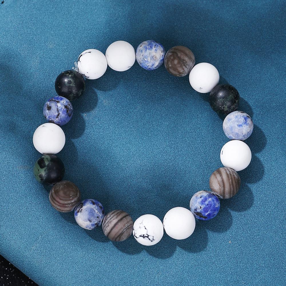 JYL TS Bracelet  Men's Volcanic Style Braided Design Fosters Stability