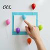 Magnetic Photo Holders 6Pcs/Set 3D Balloon Refrigerator Magnet, Shape Memo Whiteboard Magnets Holder Decorative Magnet for Locker Fridge Door Set