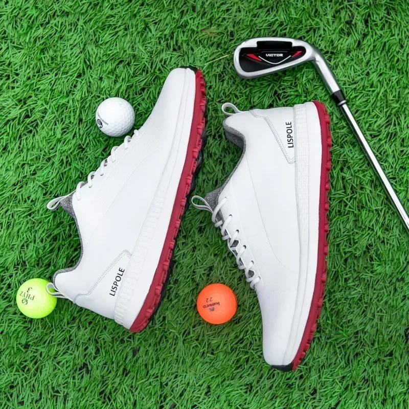 

Новые кроссовки для гольфа, мужская роскошная обувь для гольфа, легкая прогулочная обувь, противоскользящие спортивные кроссовки