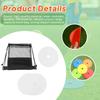 10 Flat Cone Markers for Sitting And Practicing Soccer.