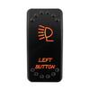 12V 24V Laser Rocker Switch Orange Led Light ON OFF / ON OFF ON for Car Boat Polaris RZR Can-Am ATV UTV RV Maverick Commander