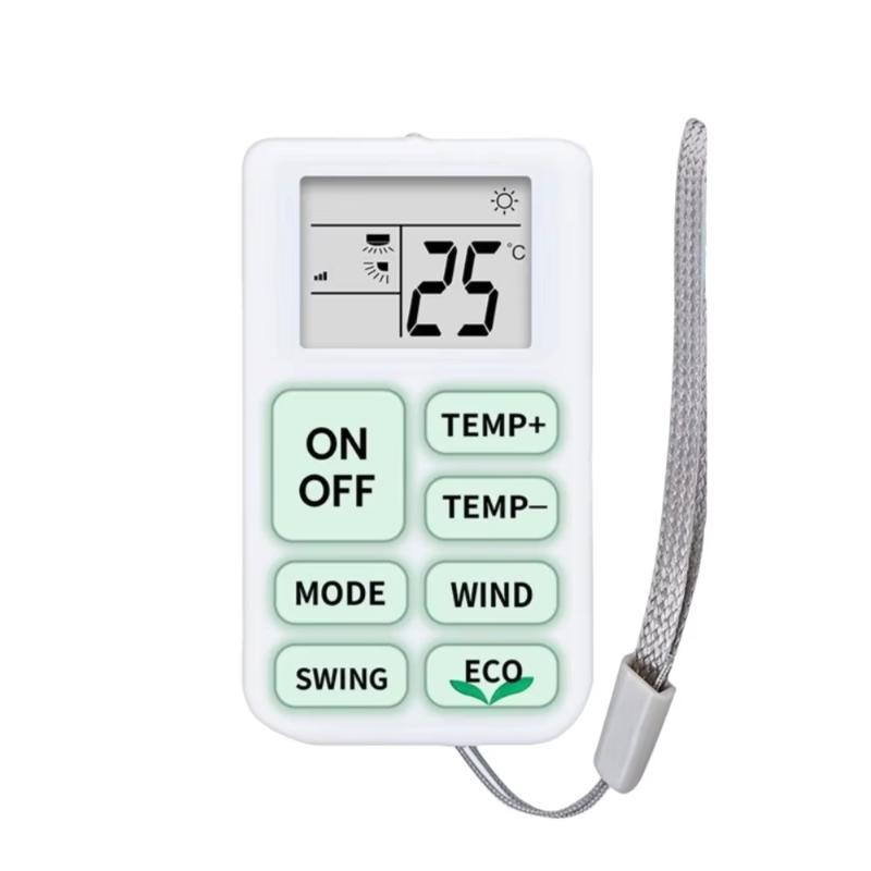 English Version Universal AC Remote Control 1PCS Low Power Consumption Compatible with Most Air Conditioner for Daily Use