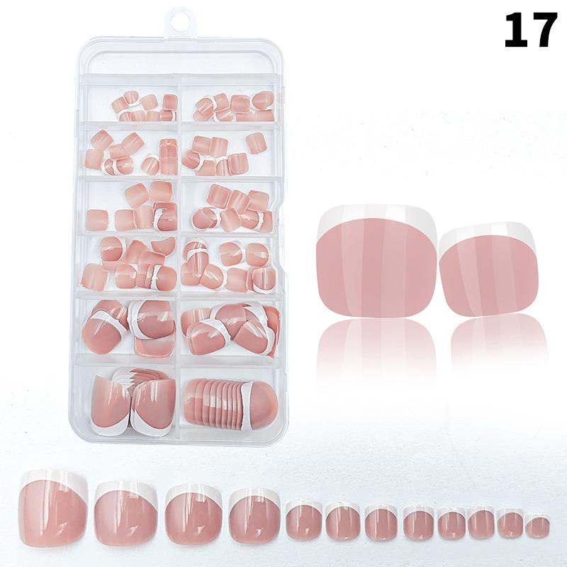 120 buc/cutie Unghii French Press On Nude Roz Mat 12 mărimi Pătrate Extra Lungi Acoperire Completă Gel Moale Vârfuri Unghii False Extensie Unghii
