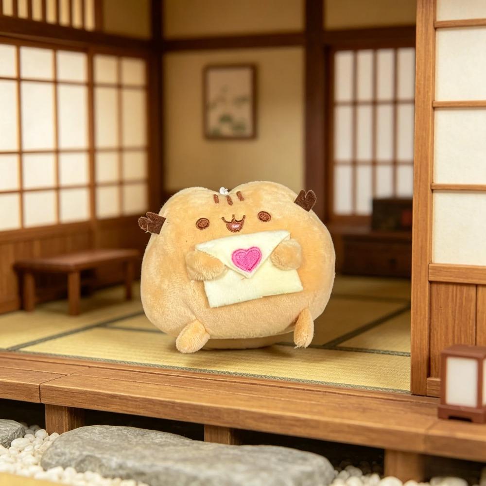 Cartoon Fun Hot-selling Baguette & Cinnamon Roll Plush Pendant, Teapot Coffee Cup Plush Doll Toy, Home Decoration Kids Gift