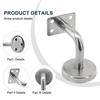 Secure Wall Connection Handrail Bracket for Various Handrail Sizes