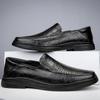 Genuine Leather Mens Casual Shoes Luxury Brand Formal Men Loafers Moccasins Breathable Slip On Male Boat Shoes Driving Footwear