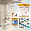 TLXT Digital Display Shower System with Ambient Light & Round Top Spray