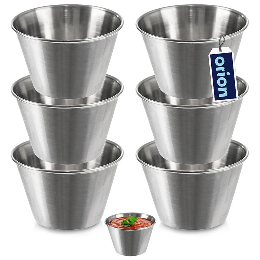 Steel dip sauce bowl 6 cm, 65 ml 6 pcs.