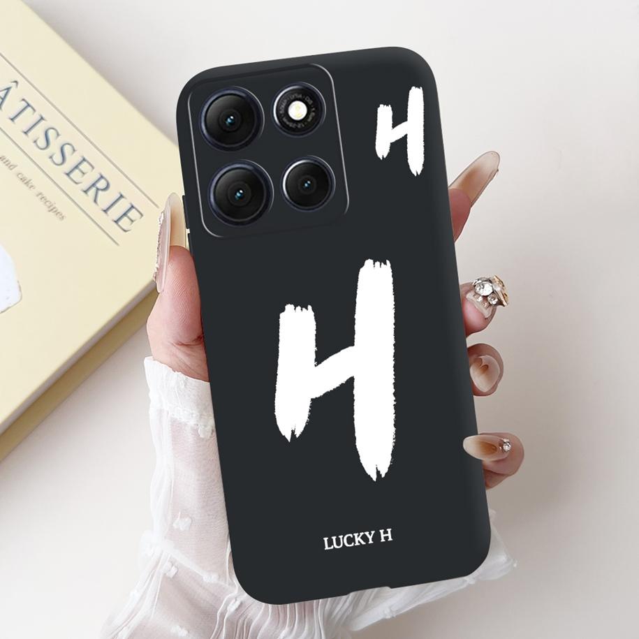 For Motorola Moto G86 Power Case Cute Lucky Letters Crown Flower Soft Silicone Back Cover For Moto G56 G86 5G G86Power Protector