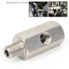Oil Pressure Sensor Connector Feed Line Gauge Tee Adapter Oil Pressure Sensor Tee 1/8"NPT Female To M12 M10 M14 1/8NPT 1/4NPT