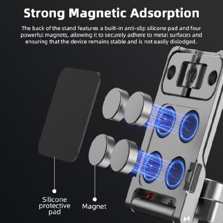 Magnetic Holder Platform For Pocket 3 Stand With Expandable Option For Backpacks And Tripods Aluminum