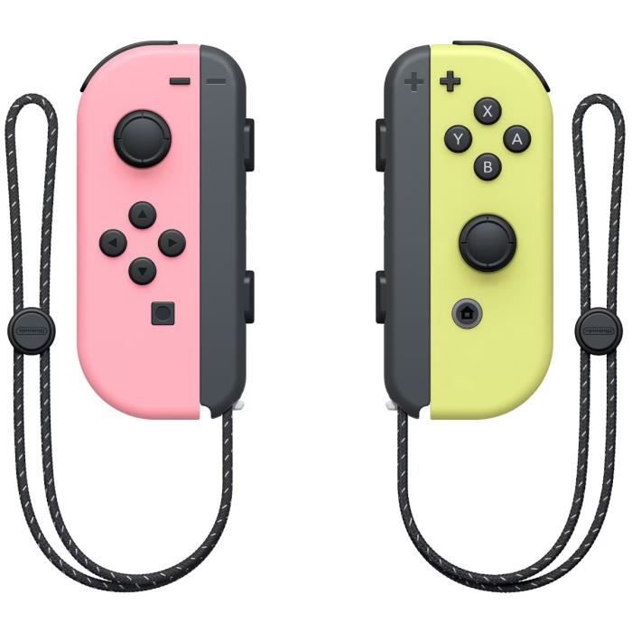 Pastel Pink Joy-Con Controller Pair &; Pastel Yellow for Nintendo Switch