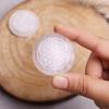 Mini Selenite Disc 3.5 Cm Crystal Showpieces For Home Decor | Spiritual & Vastu Decorative Items For Home | Gemstone Plates For Energy Cleansing