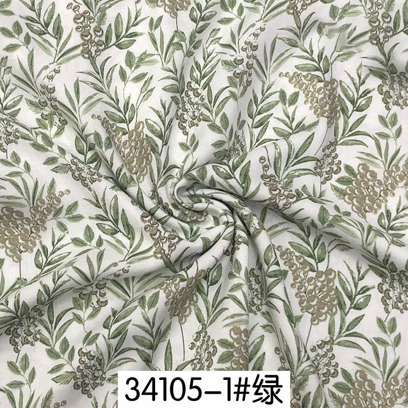 Rayon Fabric Floral Flowers Vintage Liberty Ethnic Soft Summer Pajamas Cloth Sewing Accessories By Half Meter