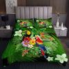 Toucan Bedding Set Palm Leaves Duvet Cover Twin For Boys Girls Tropical Jungle Birds Comforter Cover Botanical Bedspread Cover